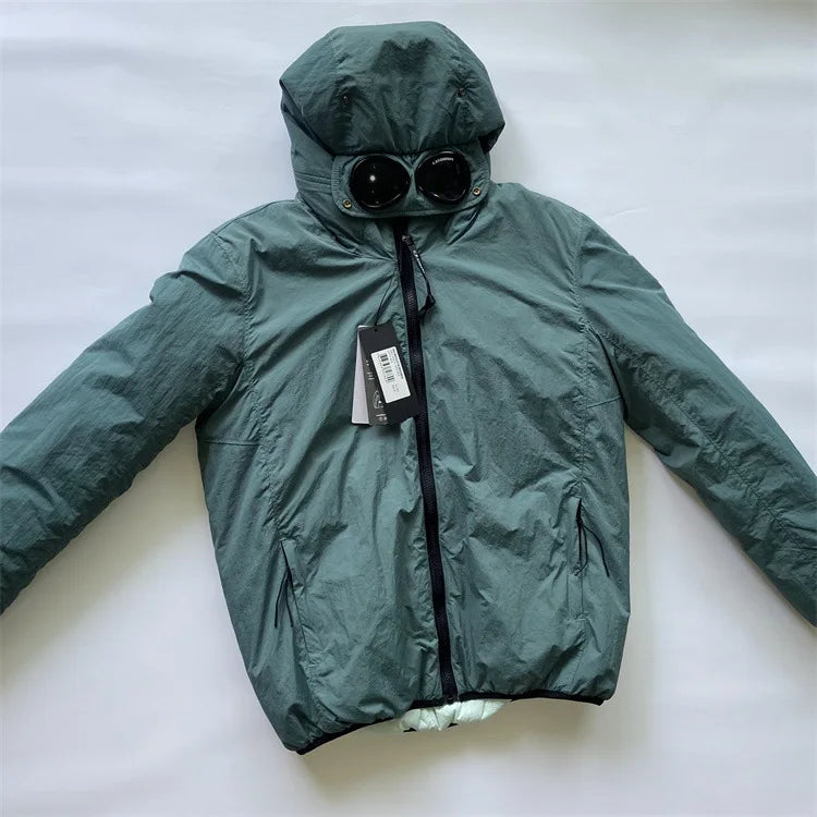 Y2K  men's winter casual hooded windproof cotton clothing youth trendy brand warm cardigan zipper jacket cotton jacket