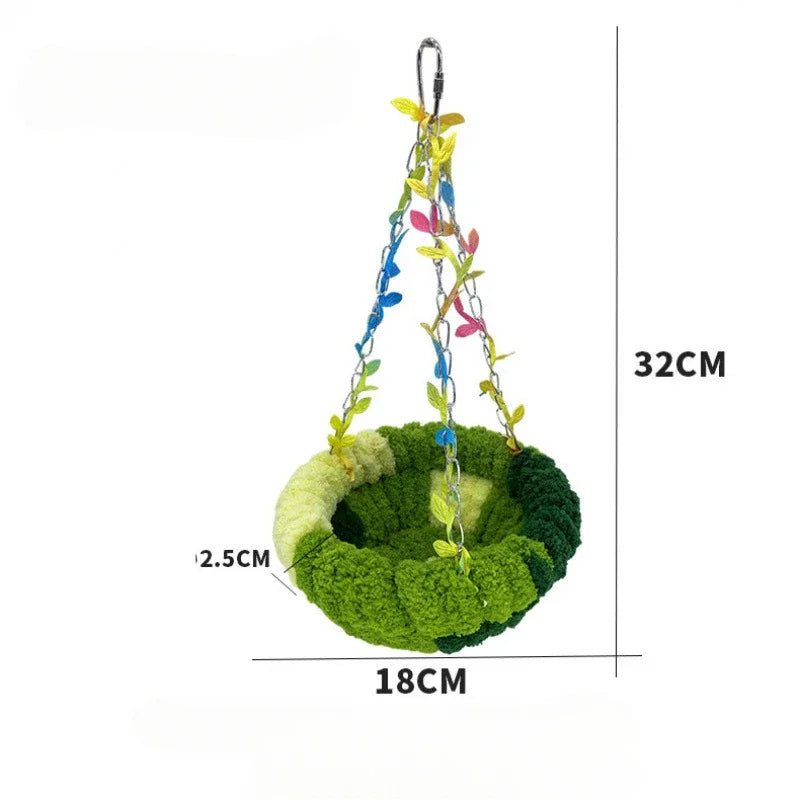 Colorful Hammock Swing Bed for 15/17cm Labubu Dolls – Hanging Toy Accessory