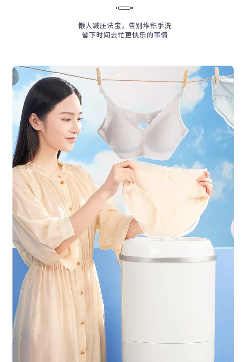 Portable Washing Machine Small Automatic Household Integrated Underwear Socks Fantastic washing machine