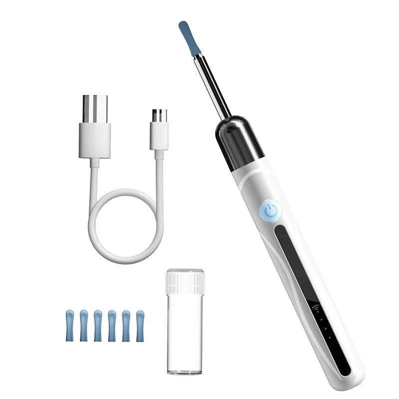 WiFi Visual Ear Cleaner with 1080P HD Camera – Ear Wax Removal Kit with 6 LED Lights, 4.2mm Ear Pick, Waterproof, Compatible with iPhone & Android, Includes Storage Case