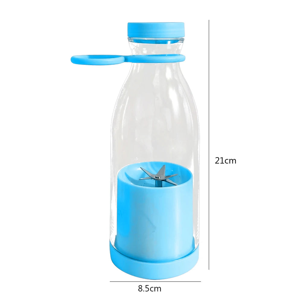 Electric Fruit Juicer Cup – 380ml/420ml USB Rechargeable Portable Blender, Smoothie Maker & Juice Bottle