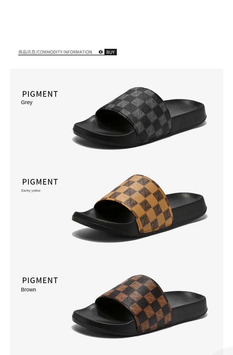 Men’s Summer 2025 Slippers – Non-Slip, Wear-Resistant Sports Sandals for Indoor & Outdoor Use