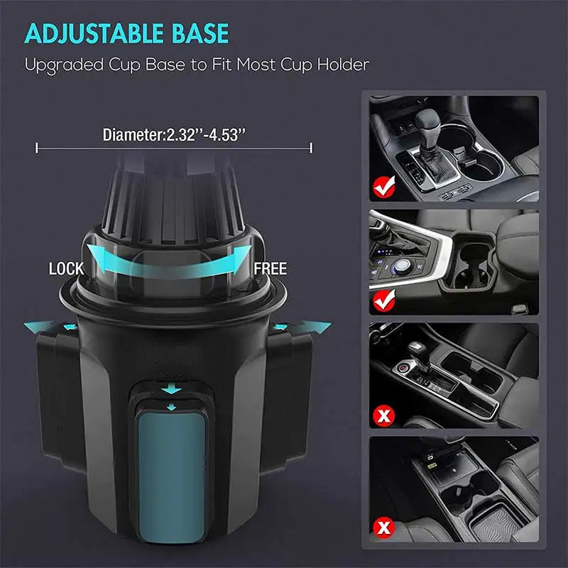 Car Cup Holder Phone Mount