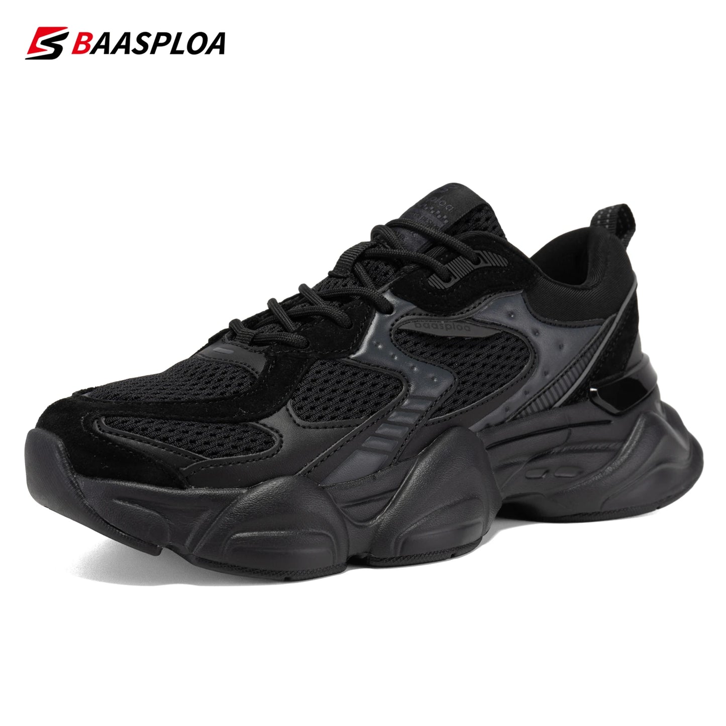 Women Running Shoes Leather Sneakers Lace Up Outdoor Shoes Antiskid Sport Tennis Lightweight Female Walking Shoes