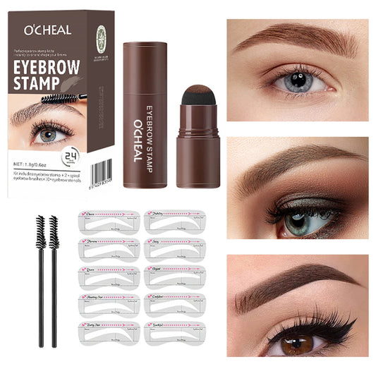 O'CHEAL Eyebrow Stamp Powder and Hairline Touch-Up Kit