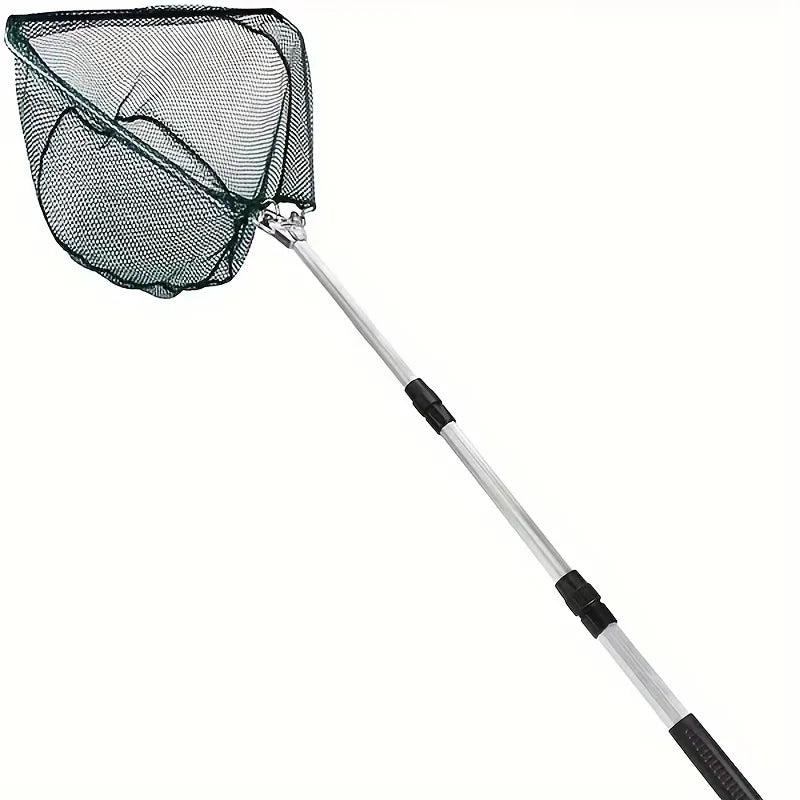 Foldable Fishing Landing Net – Ultra-Light Aluminum Alloy Telescopic Handle