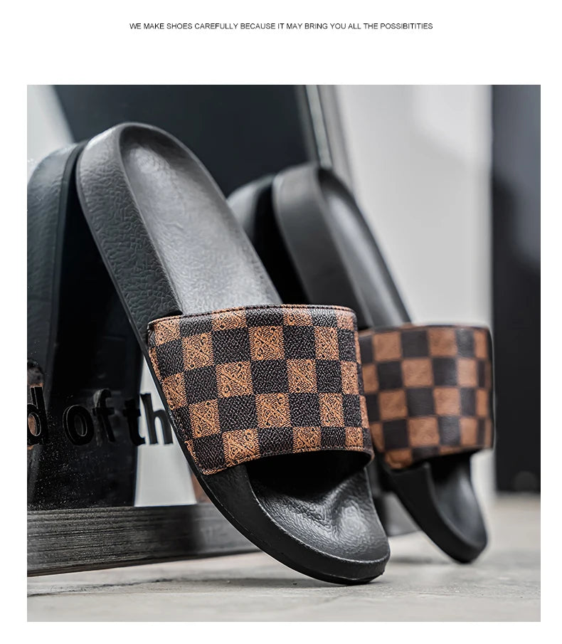 Men’s Summer 2025 Slippers – Non-Slip, Wear-Resistant Sports Sandals for Indoor & Outdoor Use
