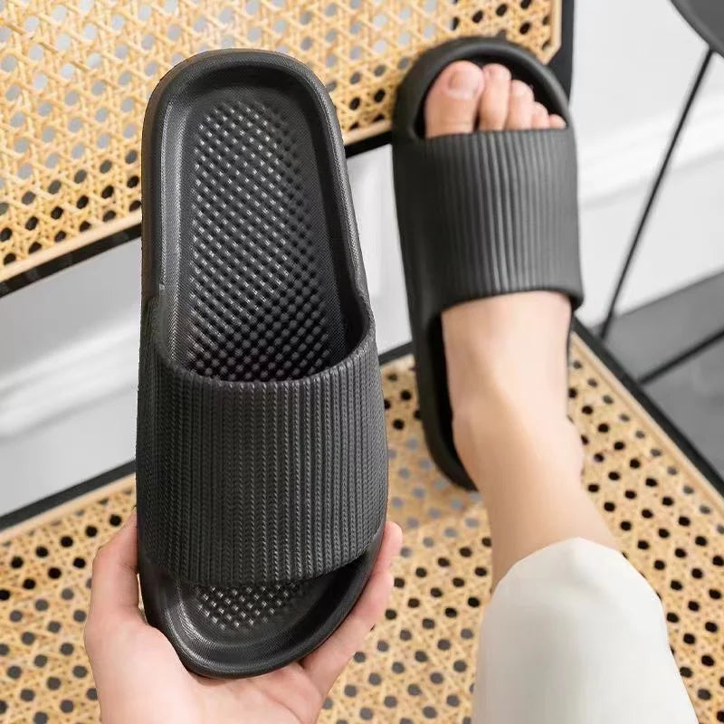 EVA Soft Sole Bathroom Anti-Slip Slippers Light Comfortable Outdoor Sandals Fashion Men's Women Beach Flip-Flop