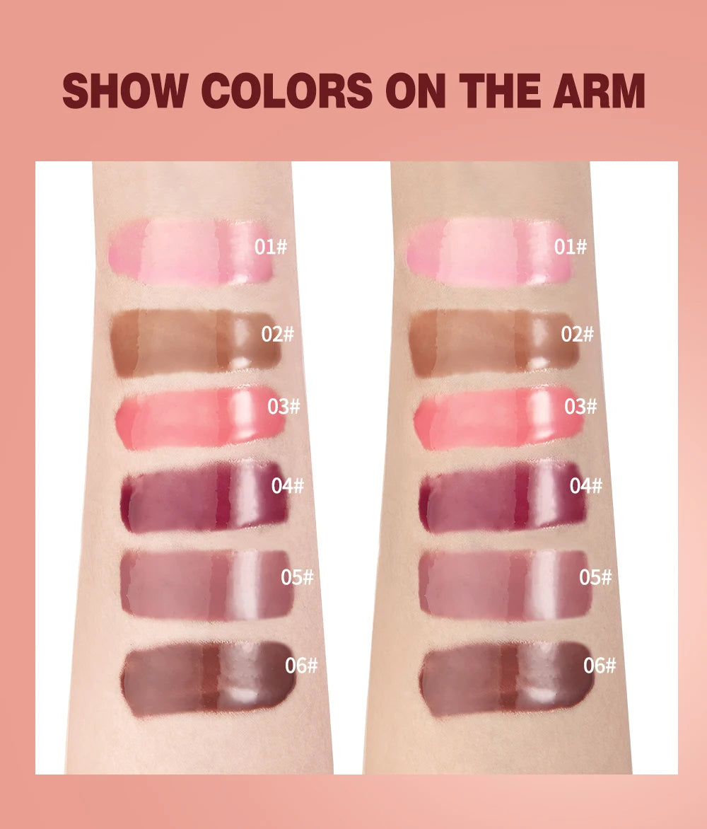 QIBEST Moisturizing Lip Gloss – Waterproof, Long-Lasting, and Easy to Apply