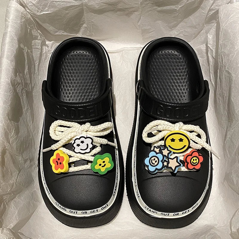 Women’s New Arrival Sandals – Elegant Clogs, Fashionable Street & Beach Slides, Height-Increasing Slippers for Girls