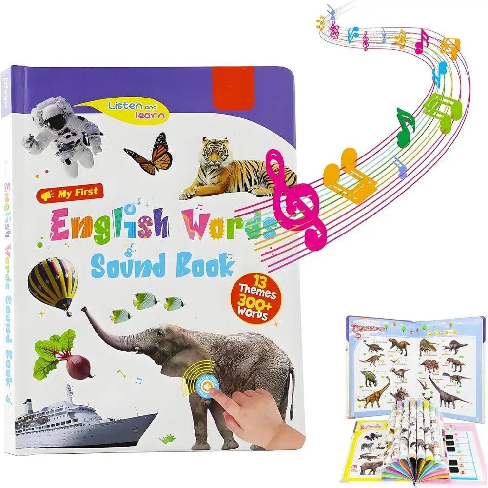 My First English Sound Book for Babies & Toddlers – Interactive Learning Toy with Fun Words & Sounds for Early Language Development