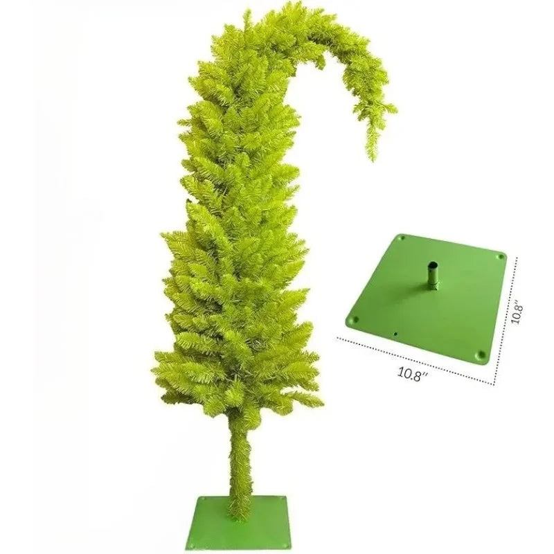Artificial Christmas Tree with Santa Hat Design – PVC Holiday Decoration (90cm / 150cm)
