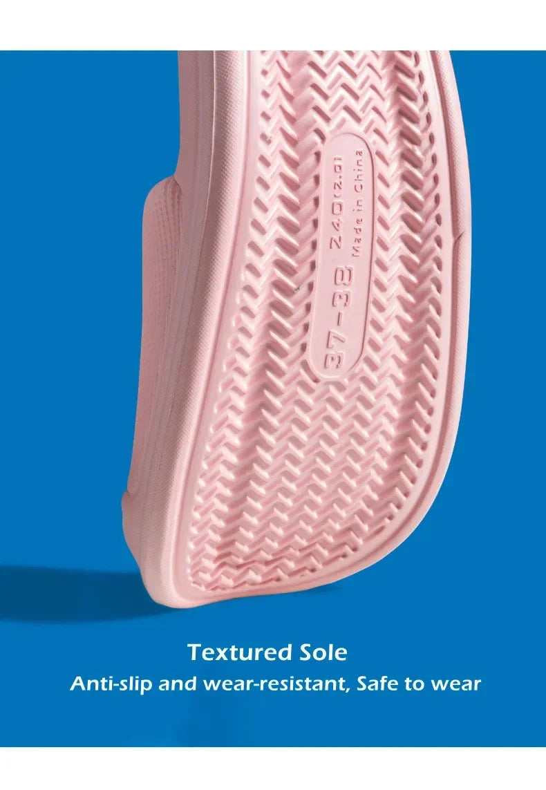 EVA Soft Sole Bathroom Anti-Slip Slippers Light Comfortable Outdoor Sandals Fashion Men's Women Beach Flip-Flop