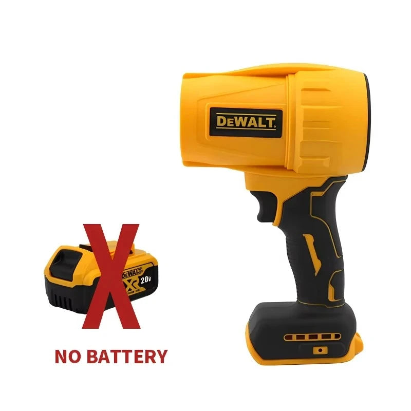 DEWALT 18V Brushless Cordless Handheld Blower – 30,000 RPM High-Speed Turbofan for Car Dust Removal & Carpentry Work