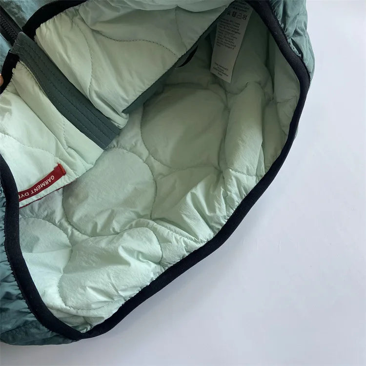 Y2K  men's winter casual hooded windproof cotton clothing youth trendy brand warm cardigan zipper jacket cotton jacket