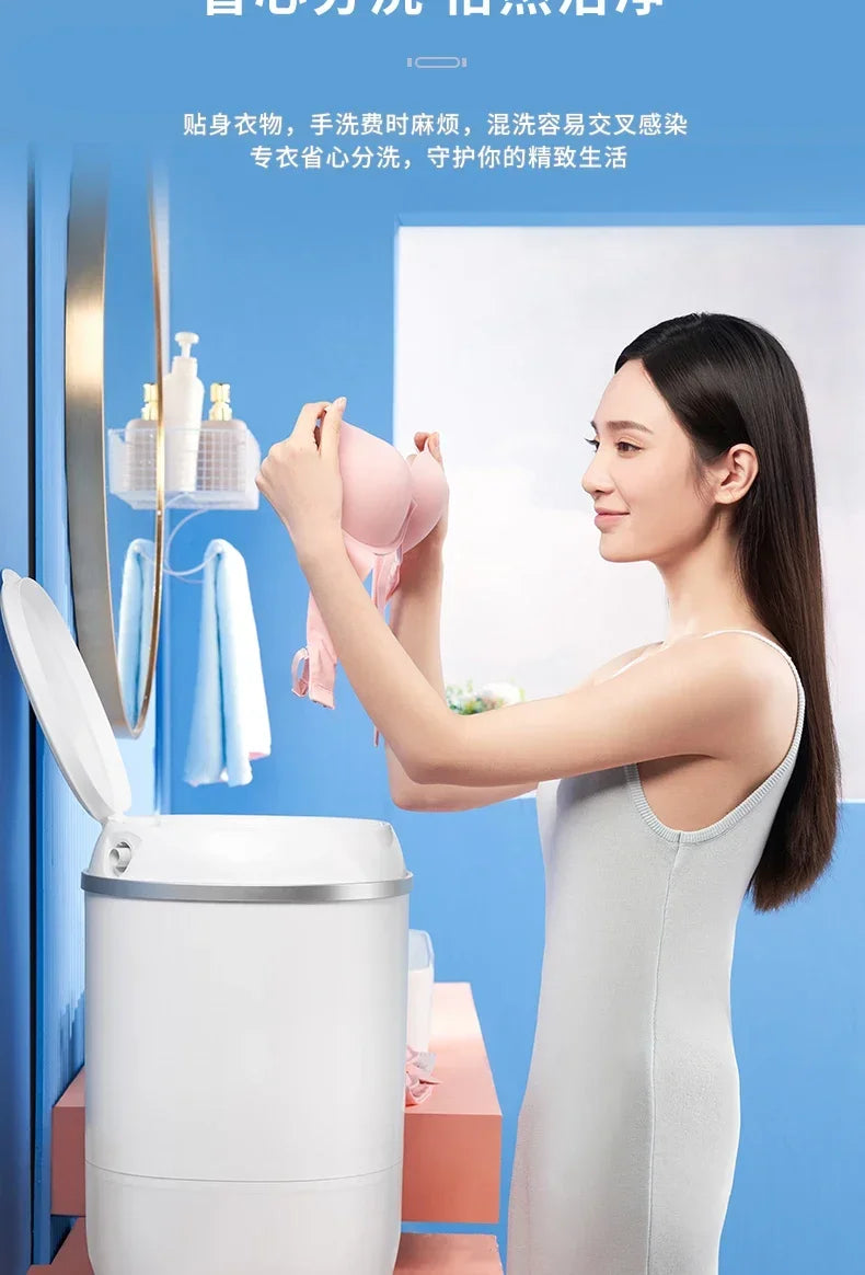Portable Washing Machine Small Automatic Household Integrated Underwear Socks Fantastic washing machine