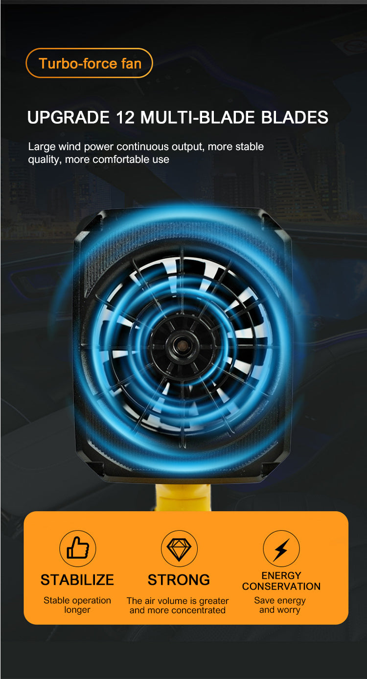 Cordless Air Jet Blower | Compatible with D-Line / M-Line Batteries | Pro Dust & Debris Cleaner