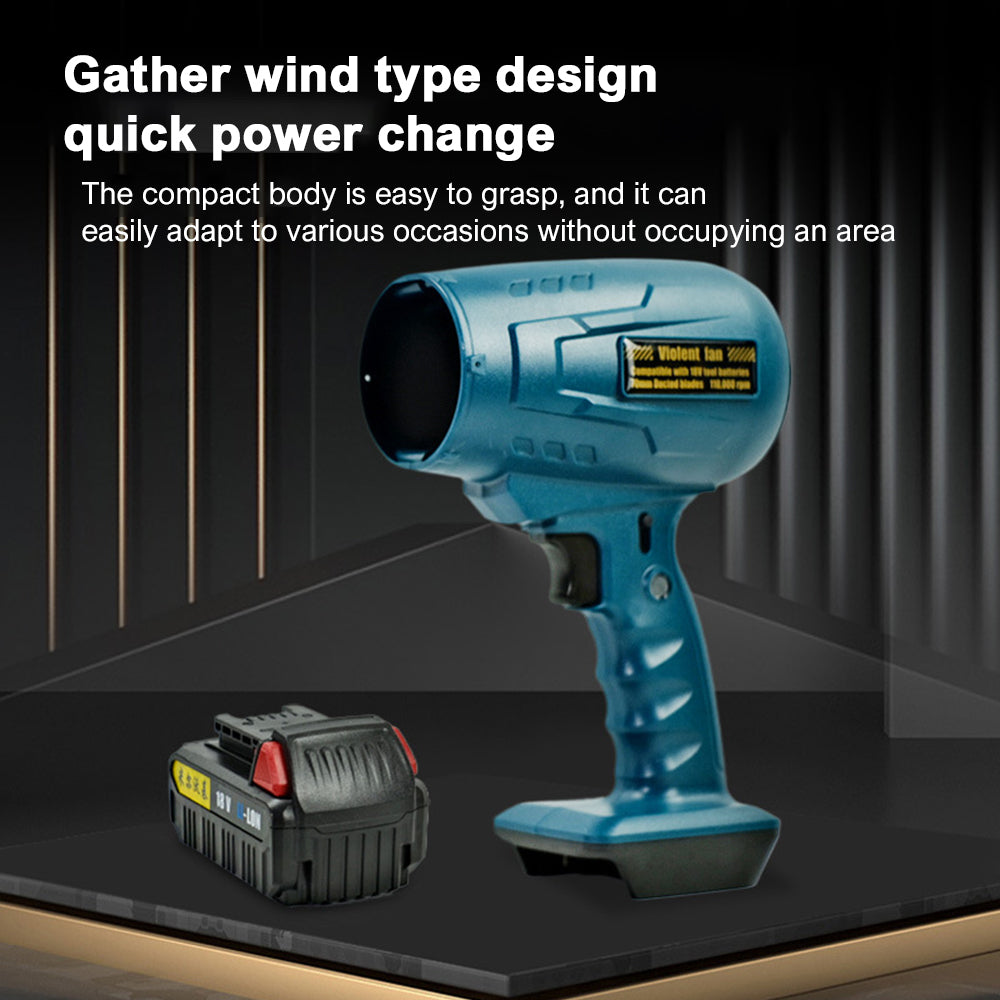 Cordless Air Jet Blower | Compatible with D-Line / M-Line Batteries | Pro Dust & Debris Cleaner