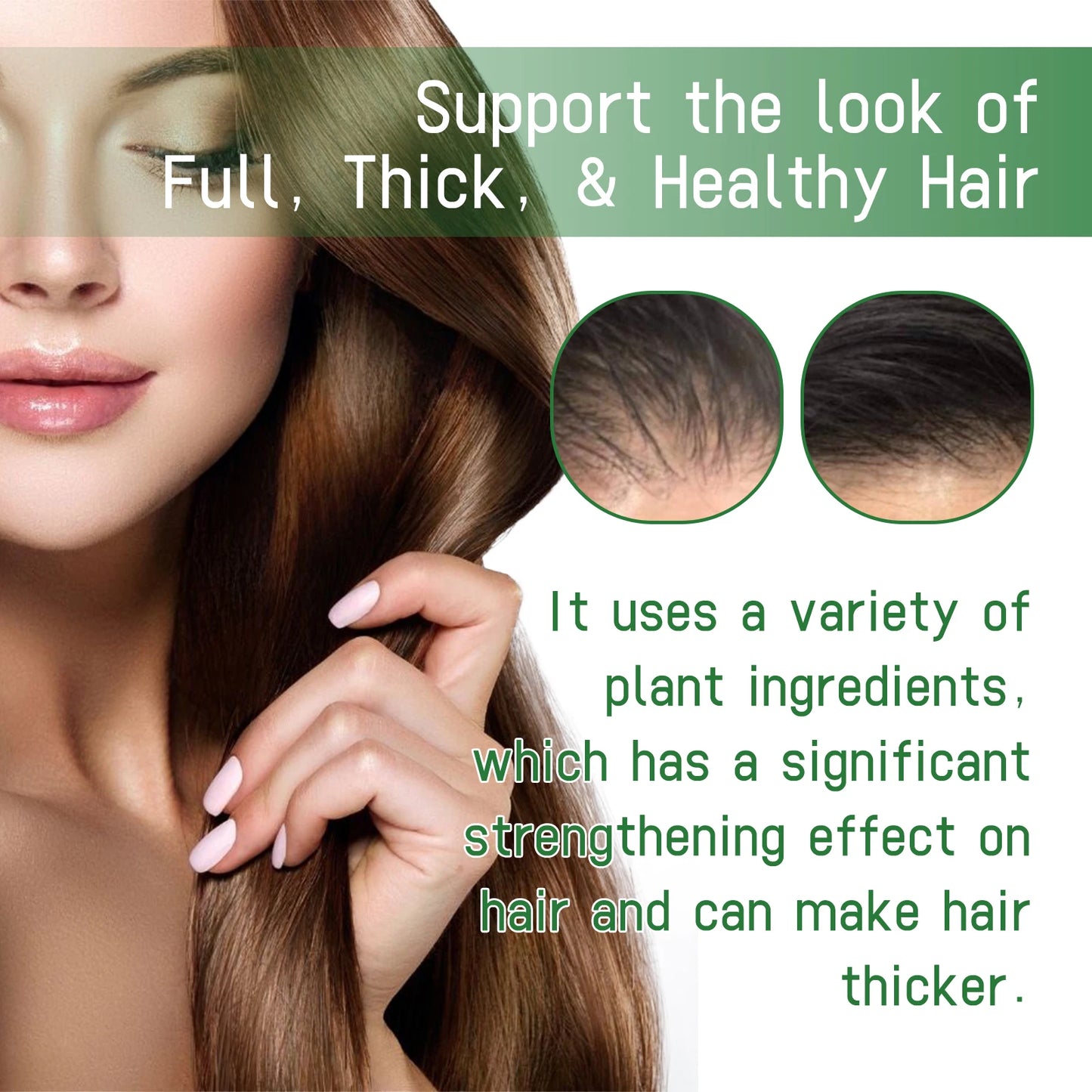Rosemary Hair Growth Oil with Brush – Nourishing Hair Care for Strong Roots, Healthy Scalp, and Dense Hair