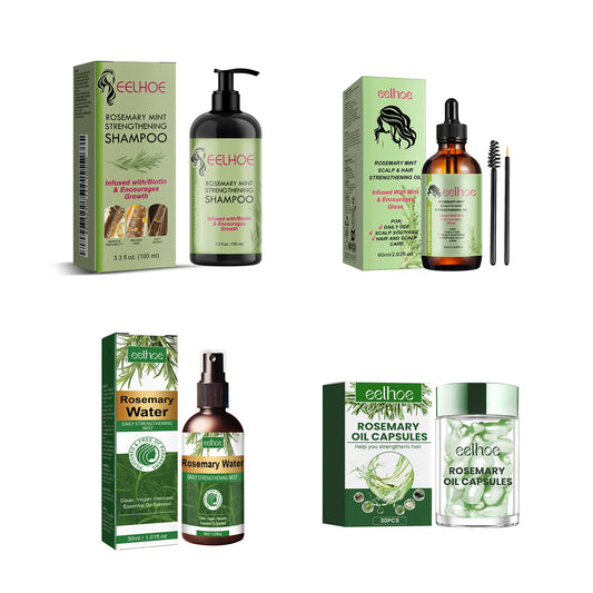 Rosemary Hair Growth Oil with Brush – Nourishing Hair Care for Strong Roots, Healthy Scalp, and Dense Hair