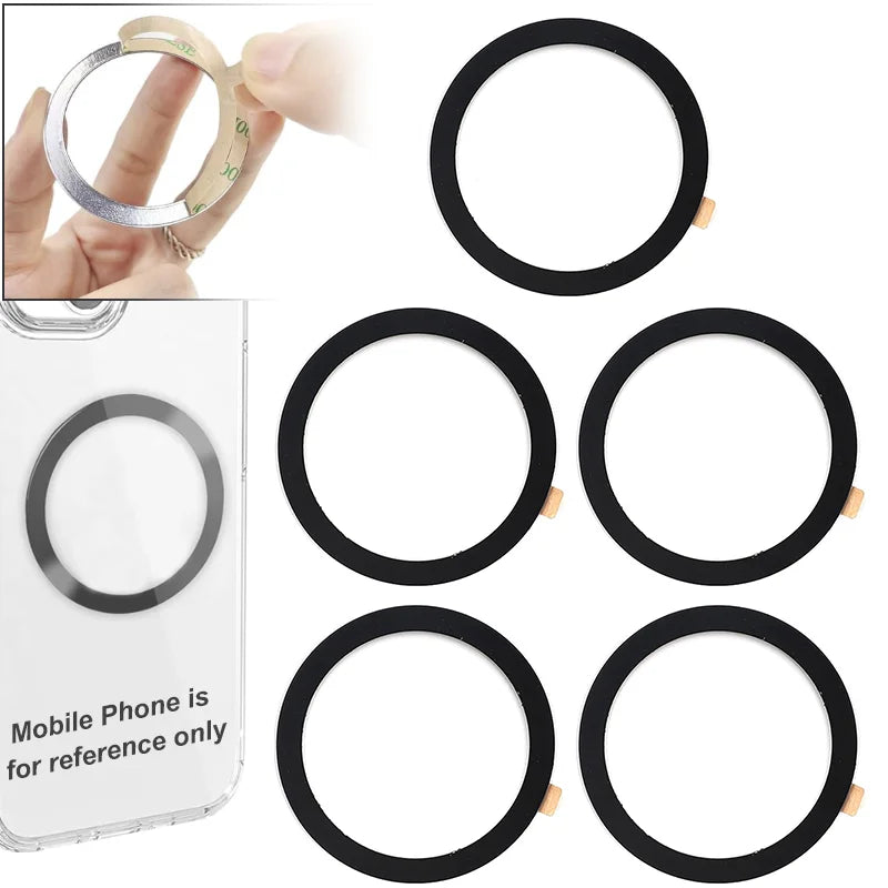 Magnetic Car Phone Holder – Foldable Dashboard Mount with Strong Suction, 360° Rotation for Smartphones