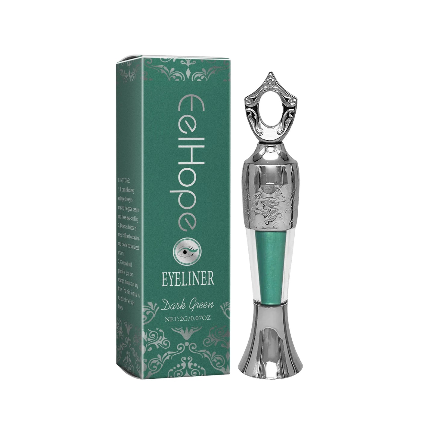 Waterproof Long-Lasting Black Liquid Eyeliner – Quick-Dry, Sweatproof, Smooth Application, Natural Look