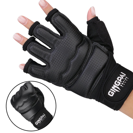 Karate Protective Gloves semi-finger mma gloves