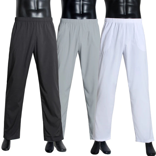 Eid Ramadan Men Casual Muslim Long Trousers Islamic Clothing Arabic Pant Dubai Saudi Middle East Trouser Dishdasha Outdoor Bottoms