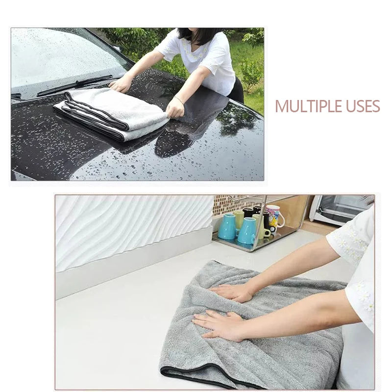 Microfiber Car Wash Towel — Multi-Size