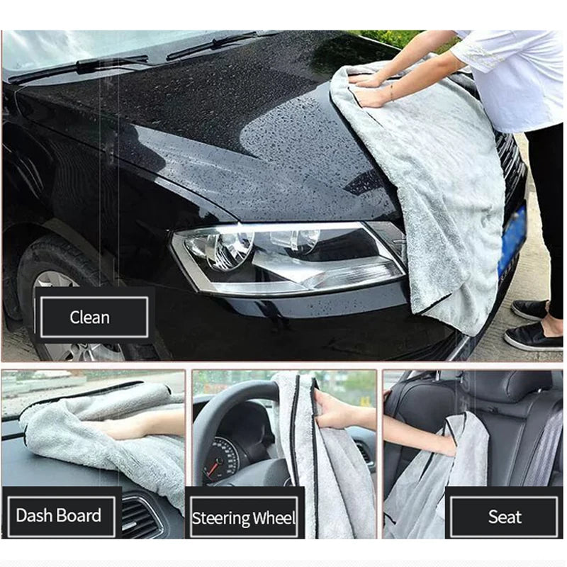 Microfiber Car Wash Towel — Multi-Size