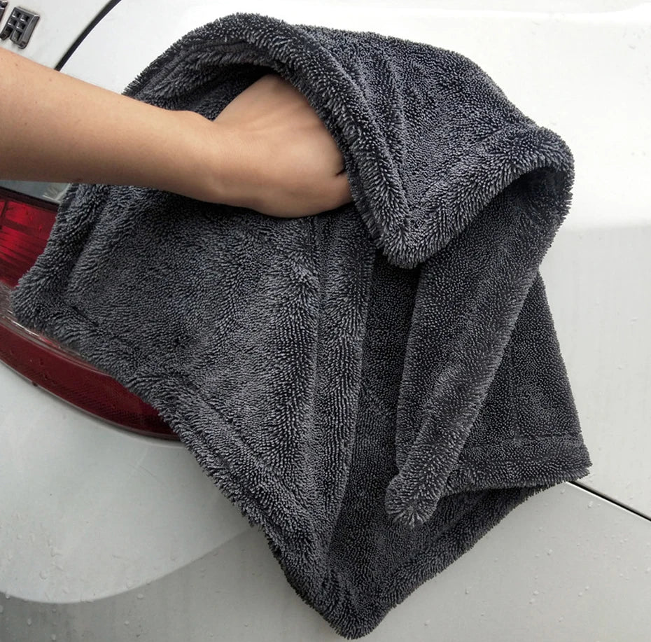 1200 GSM Microfiber Car Wash Towel – Double-Sided, Super Absorbent