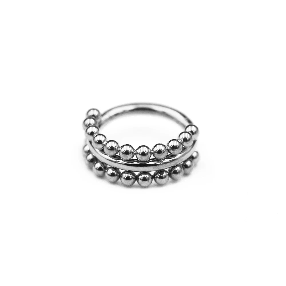 316L Stainless Steel Bee Piercing Jewelry, Clicker Earring for Conch, Tragus, Helix, Daith & Nose – Women’s Body Piercing