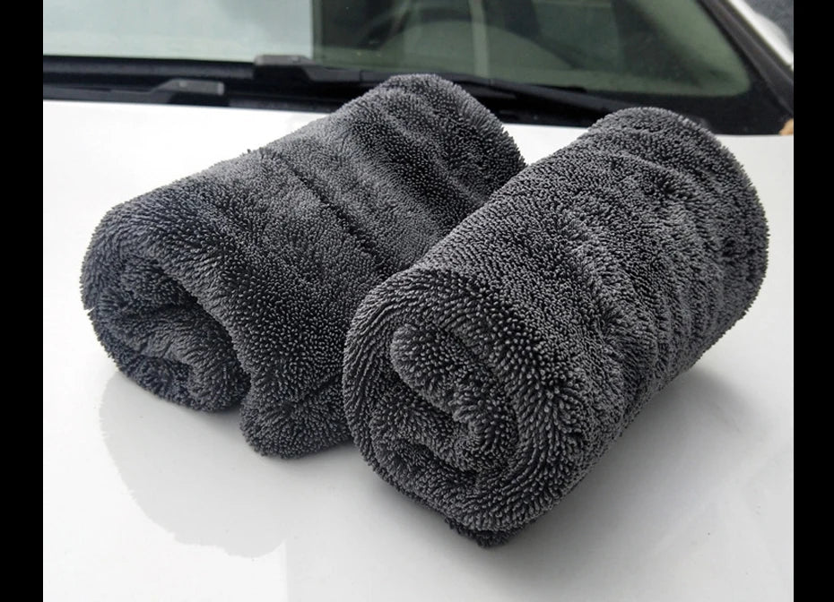 1200 GSM Microfiber Car Wash Towel – Double-Sided, Super Absorbent