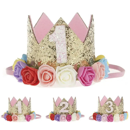 Nuovo compleanno per bambini Corona Costume Copricapo Cucciolo Gattino Bomboniere Fascia per capelli Festa di compleanno per animali domestici Cappelli per cani e gatti Set di cravatte 