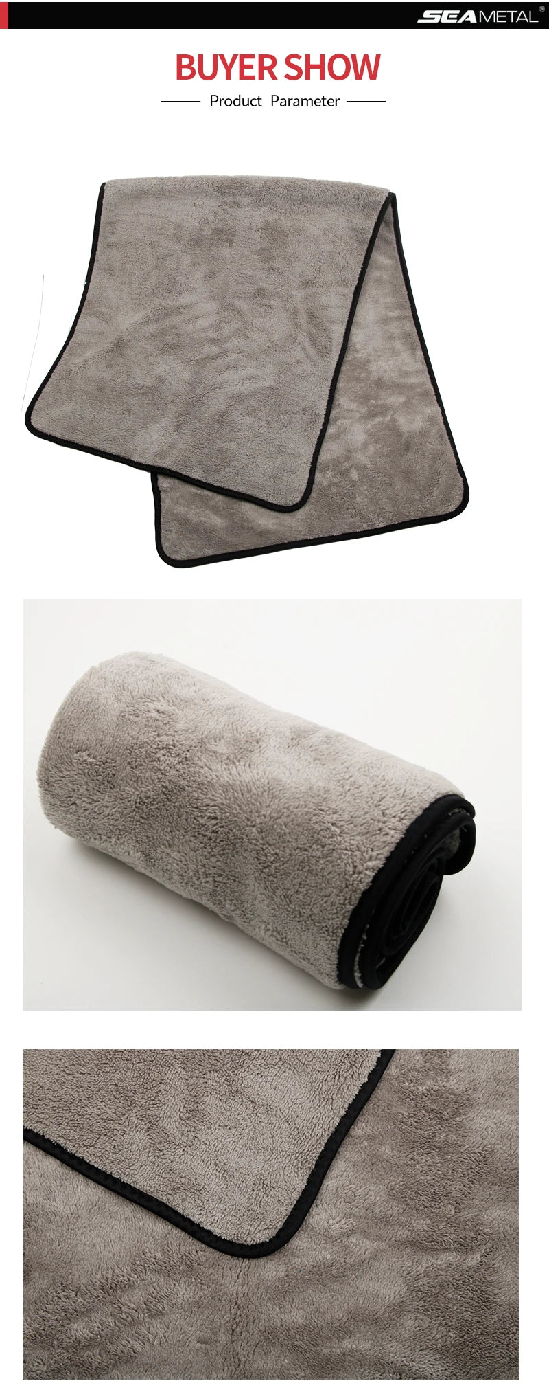 Microfiber Car Wash Towel – Super Absorbent, Fast Drying, Lint-Free