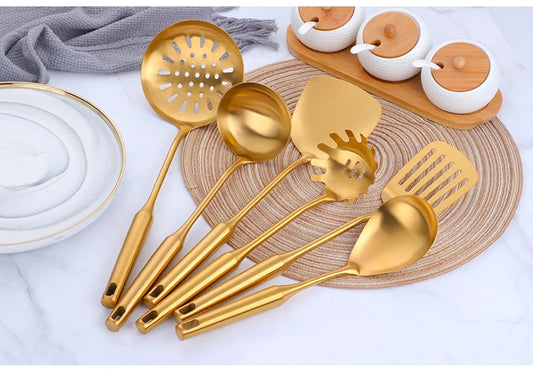 Golden Stainless Steel Kitchen accessories original 2024