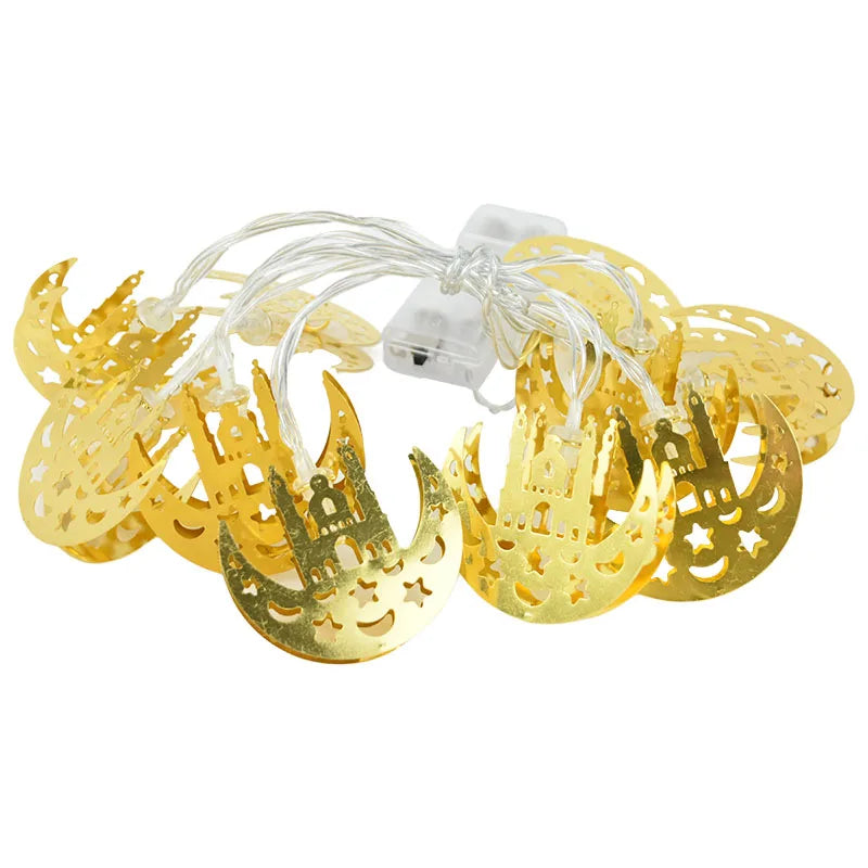 Ramadan & Eid LED Lantern String Lights – Decorative Hanging Lights for Home, Party & Festival Decor
