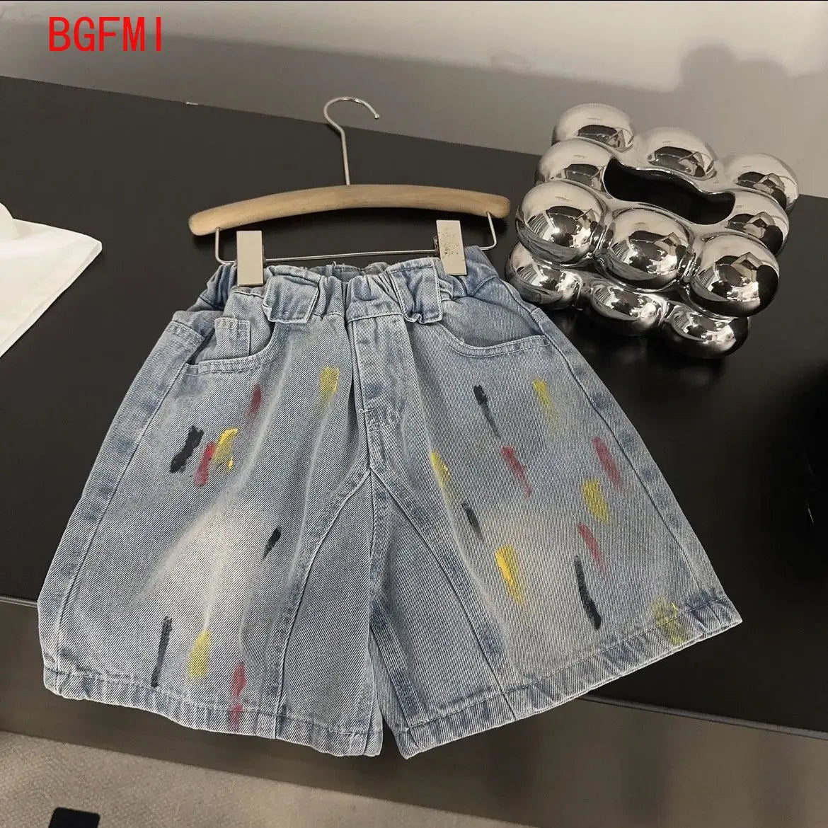 2025 New Baby Boys Summer Sportswear.Suit Children Streetwear kid Boy Short Sleeve T Shirt + Denim Shorts 2PCS Set Outfits 2-10Y