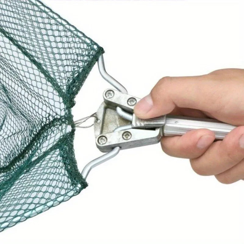 Foldable Fishing Landing Net – Ultra-Light Aluminum Alloy Telescopic Handle
