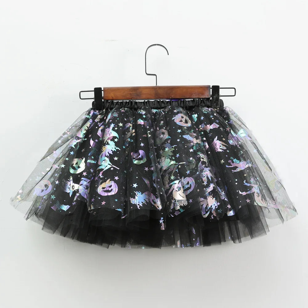 Girls' Halloween Tutu Skirt