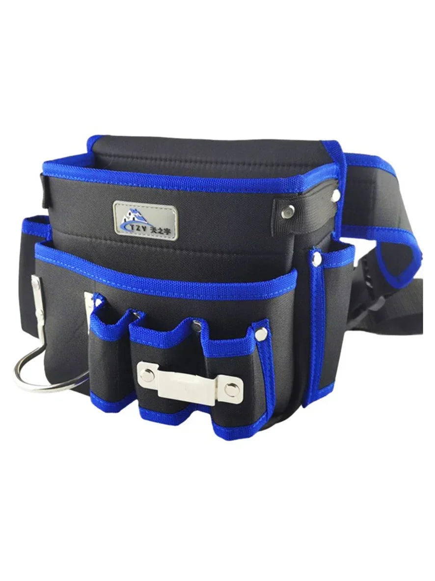 Multifunctional Tool Storage Waist Pack – Cowhide Mechanic & Plumber’s Pouch for Tools and Accessories