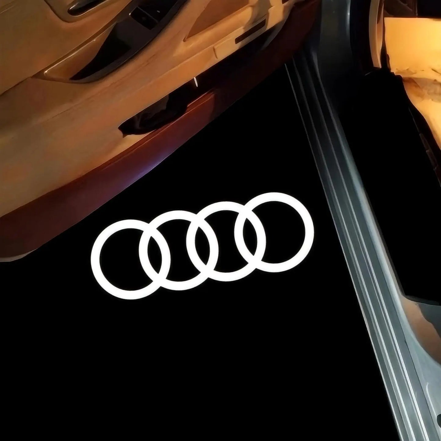 HD LED Car Door Welcome Logo Projector Lights for Audi A3 A4 A5 A6 A7 Q3 Q5 Q7 S3 S4 S5 RS SQ5 S Line Quattro Models