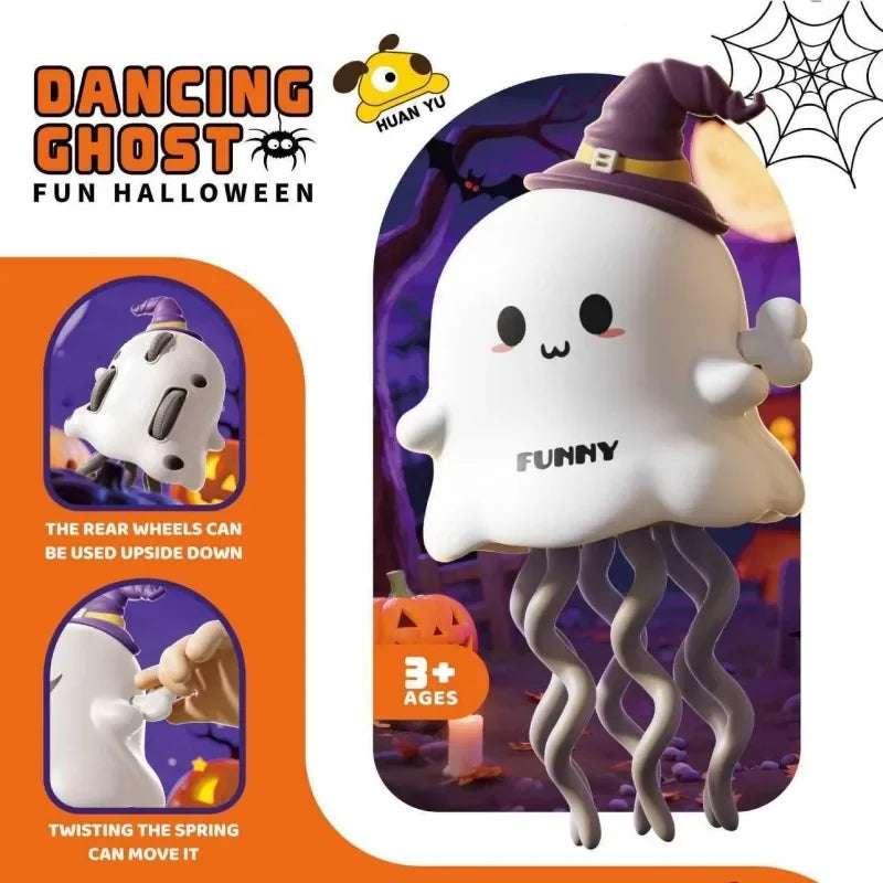 Magic Dancing Corn Toy – Fun Inertia Pull-Back Octopus Design | Creative Spinning Toy for Kids | Perfect Gift for Christmas, Halloween & All Occasions