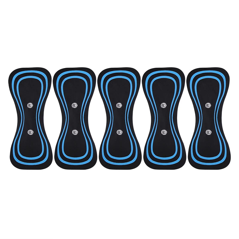 EMS Massager Gel Pads – Reusable Electrode Stickers for Muscle Relief & Neck Therapy