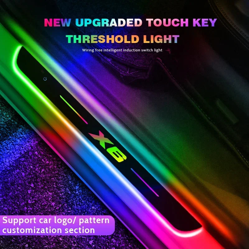 Custom USB Car Door Sill Light