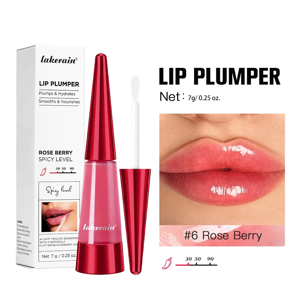 Hydrating Lip Plumper Gloss – Moisturizing Serum for Fuller, Smoother Looking Lips