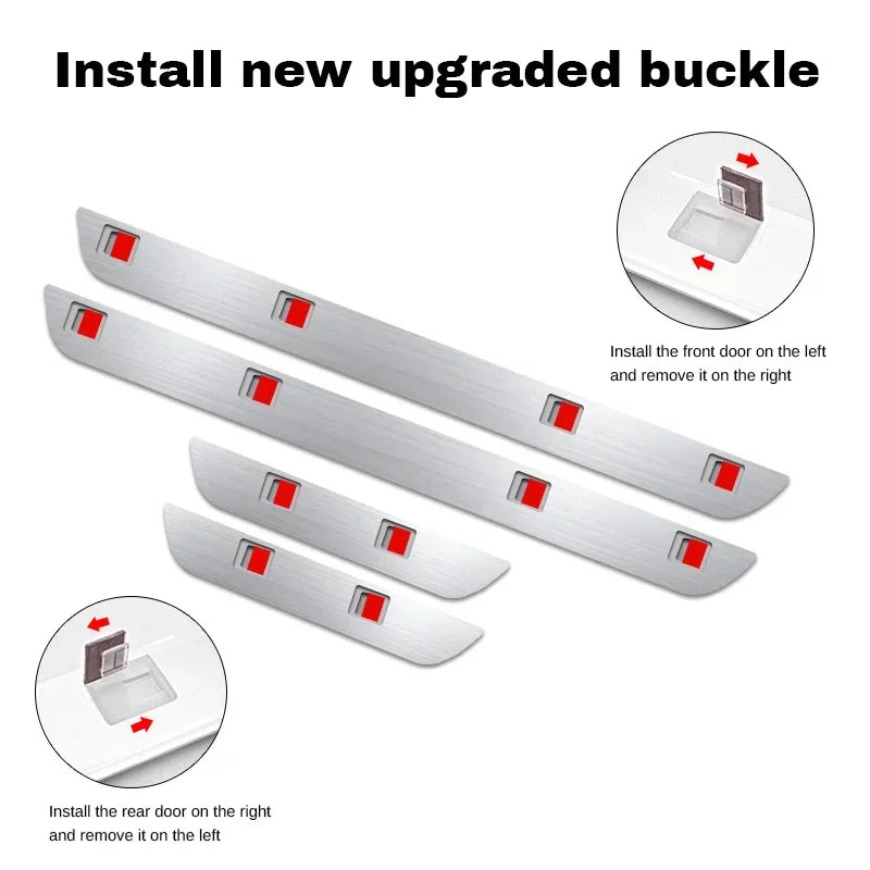 Custom USB Car Door Sill Light