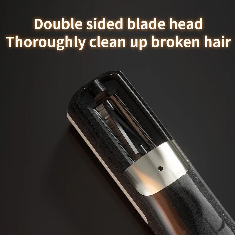 Cordless Professional Hair Split End Trimmer – Automatic Ends Remover for Dry, Damaged & Brittle Hair