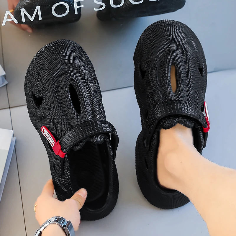 Unisex EVA Non-Slip Beach Sandals — Anti-Odor Sports Slides for Indoor & Outdoor