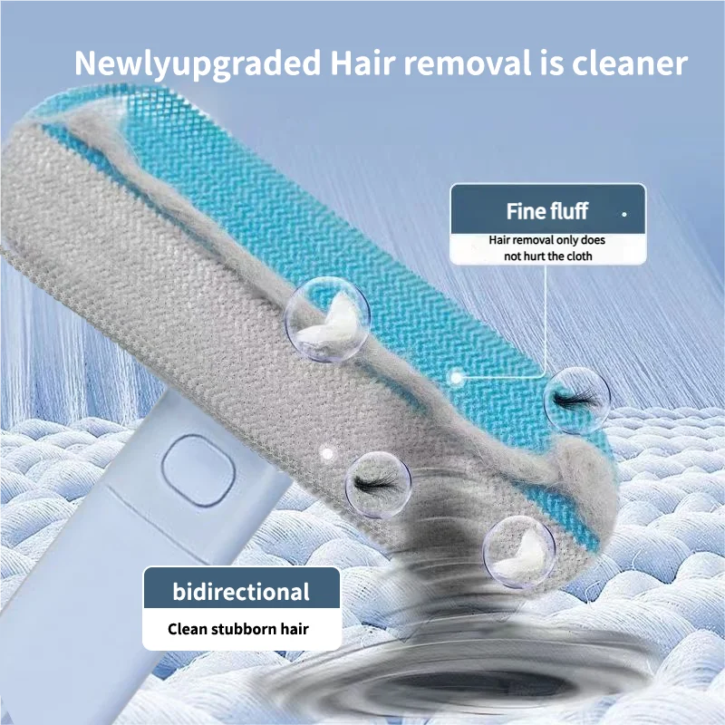 4-in-1 Pet Hair Remover Brush – Reusable Lint Roller for Sofa, Carpet, Clothes & Car